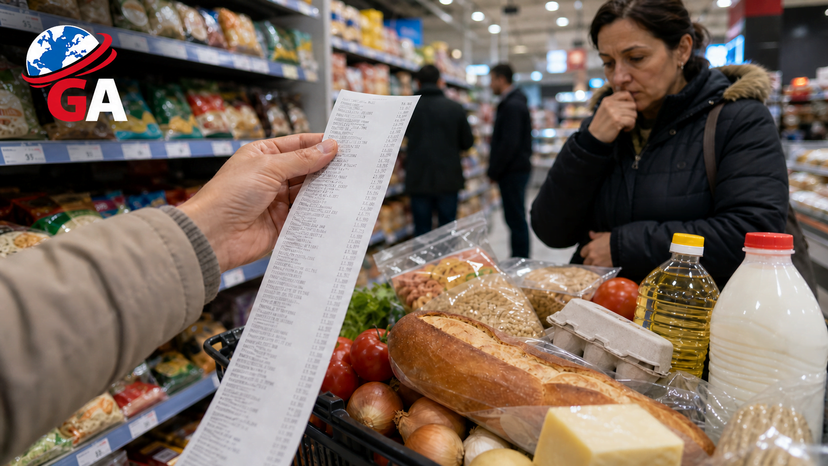 Enflasyon Düşüyor Deniyor, Peki Market Fişi Neden Hafiflemiyor?