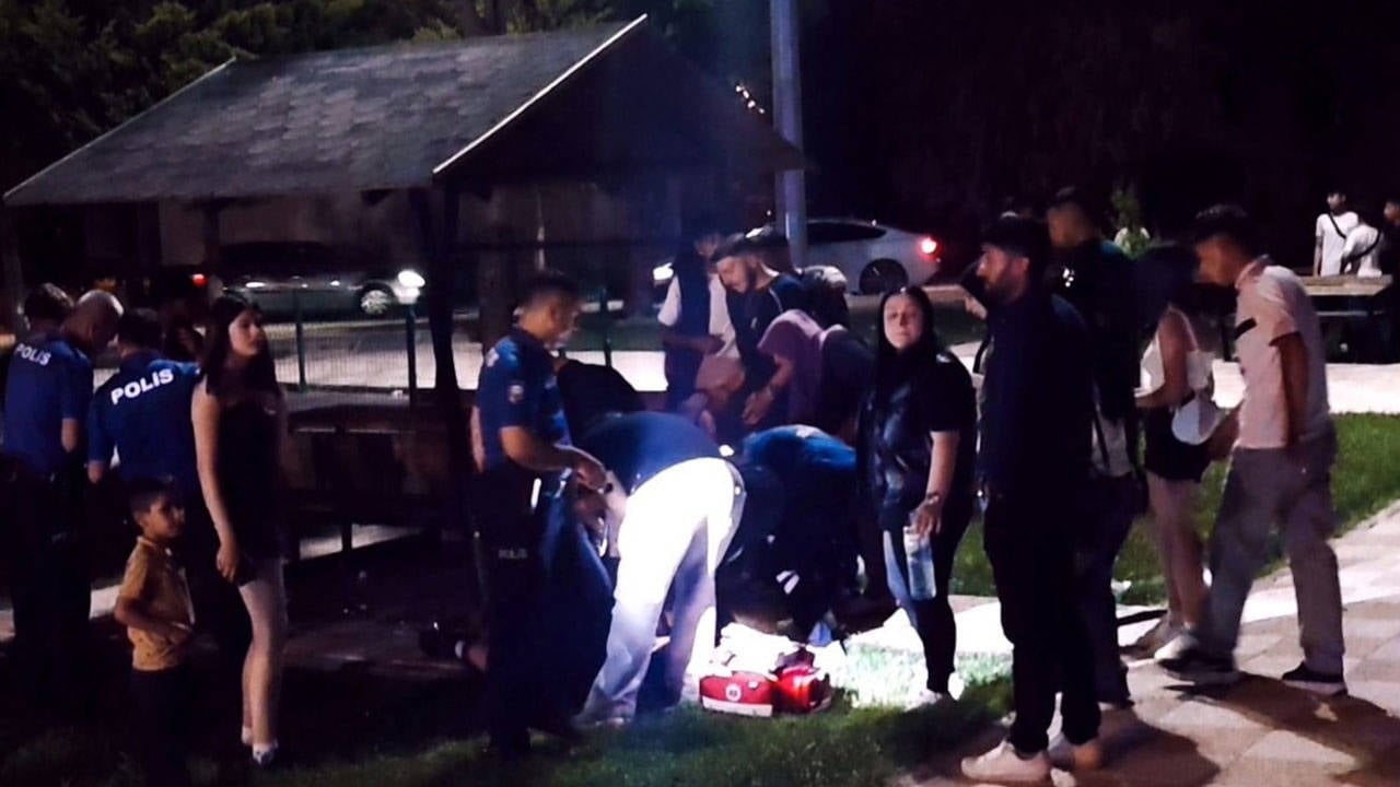 Aksaray'da Parkta Kan Donduran Bıçaklı ve Biber Gazlı Saldırı!