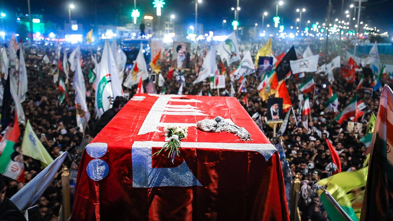 Hamaney için Kerbela’da Tarihi Cenaze Töreni Başladı!