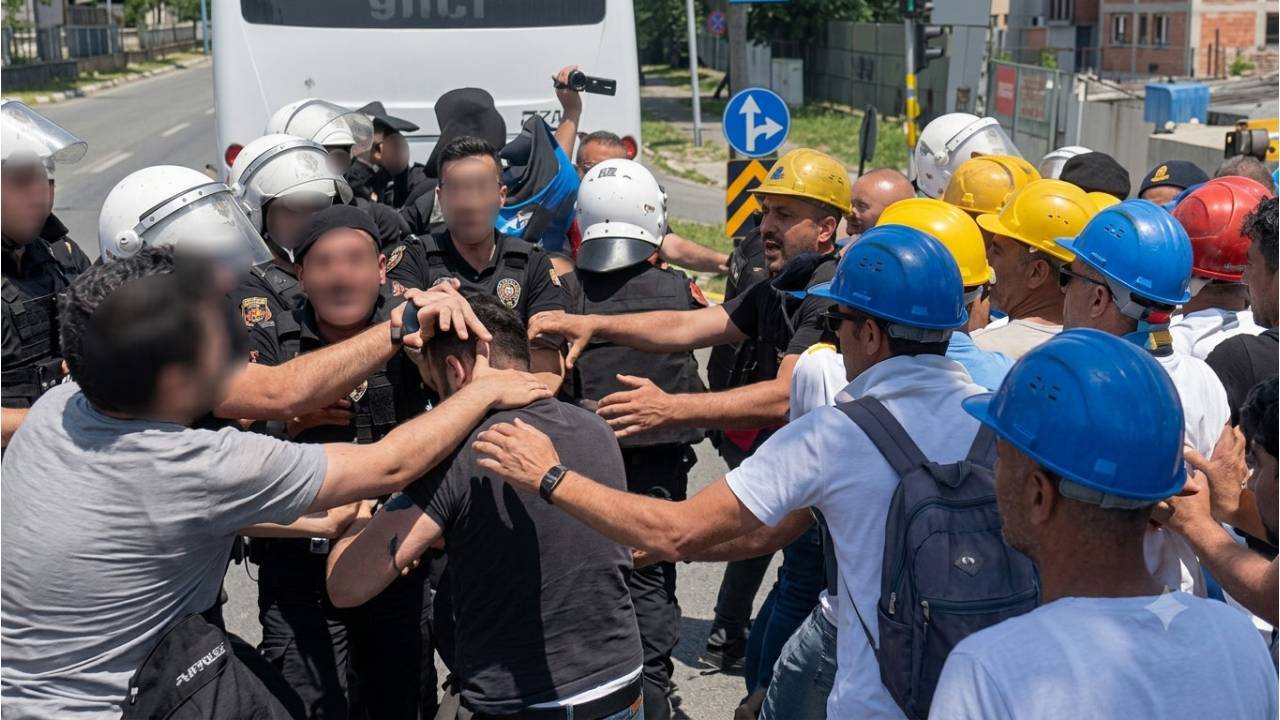 Madenci İşçilere Polis Müdahalesinde Sert Tepki!