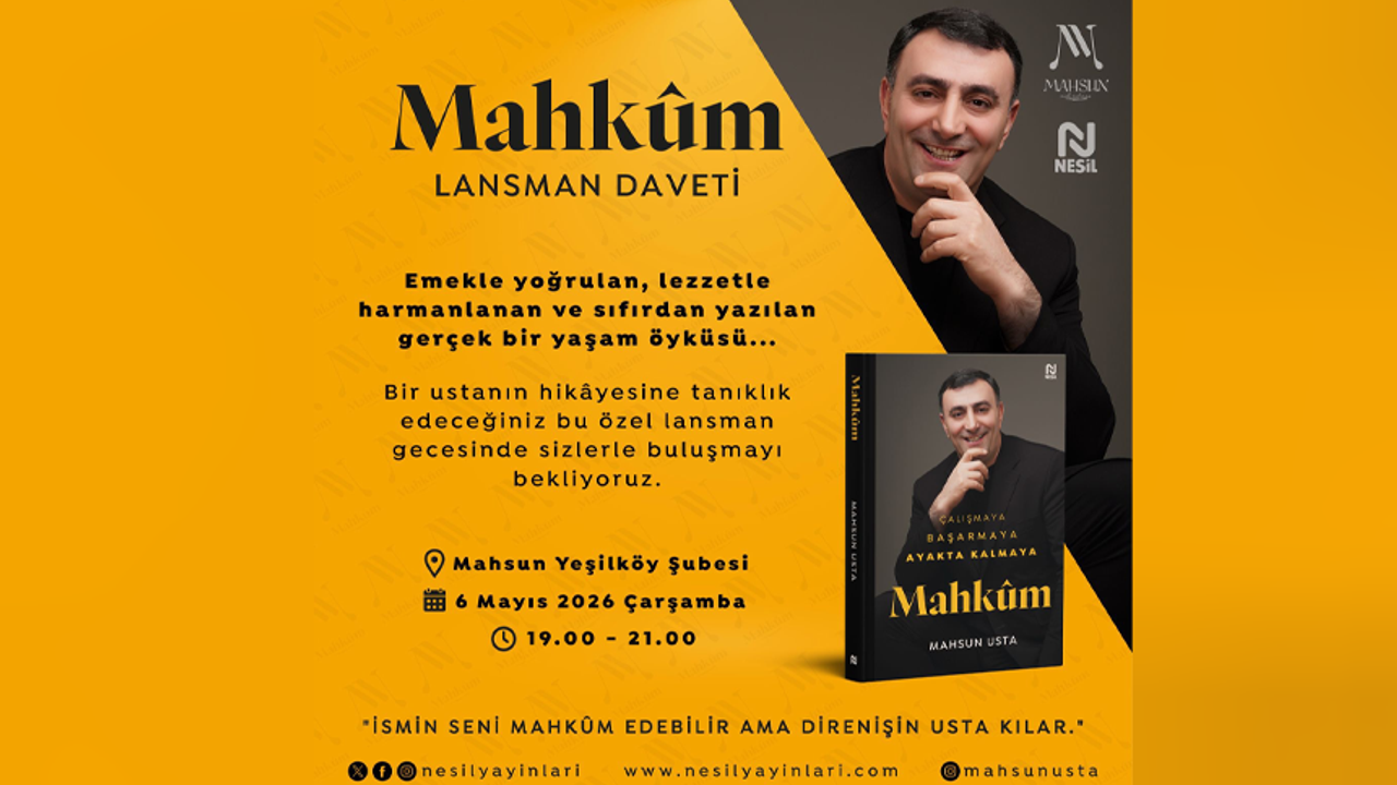 Mahsun Gökçur'un 'Mahkûm' Kitabı Raflarda Göründü!