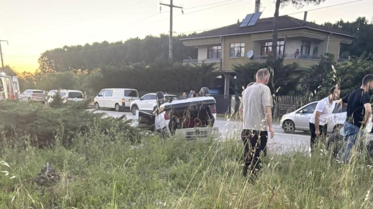 Samsun'da Korkutan Kaza: Otomobil Takla Attı, 6 Yaralı!