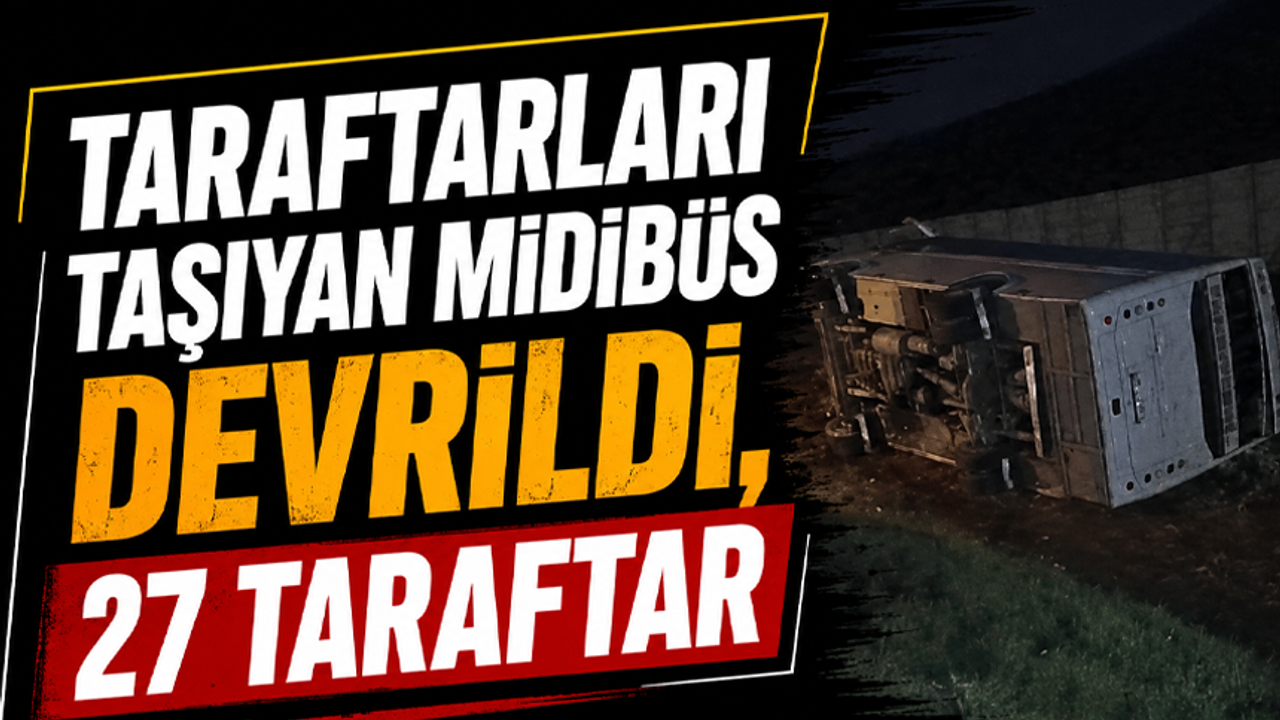 Malatya-Kayseri Yolunda Midibüs Kazası: 27 Yaralı Var!