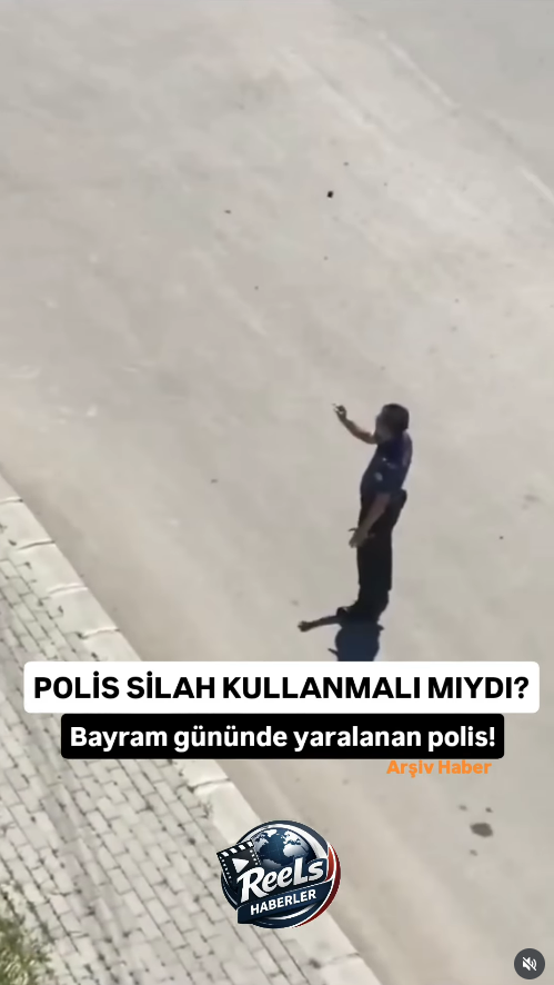 Bayram gününde yaralanan polis!